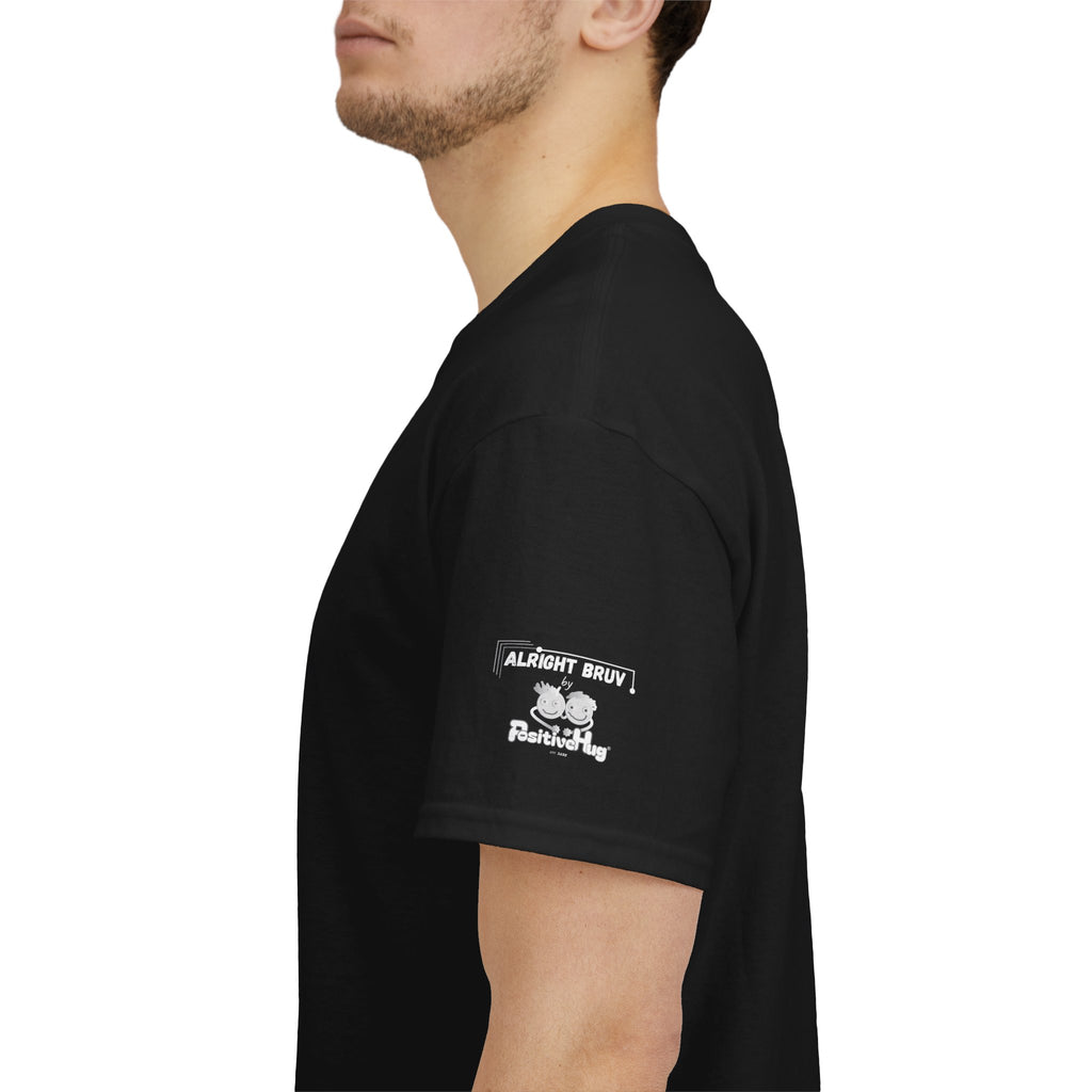 Never Give Up Bruv Tee — Motivational Graphic T-Shirt