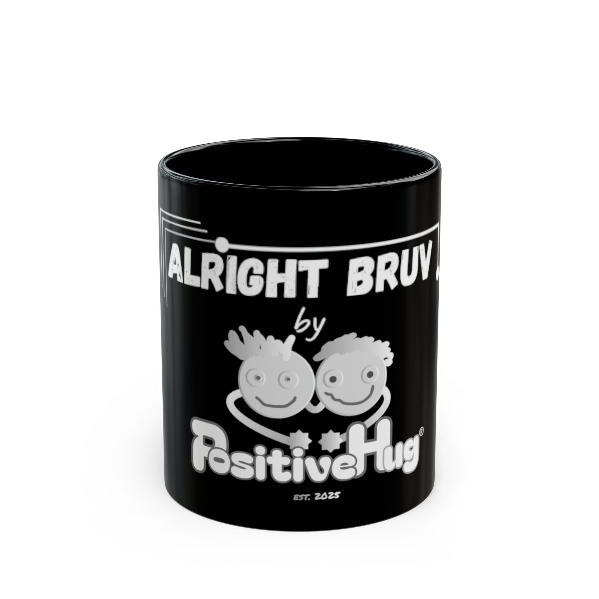 Alright Bruv Black Logo Mug — Ceramic Coffee Mug (11oz & 15oz)