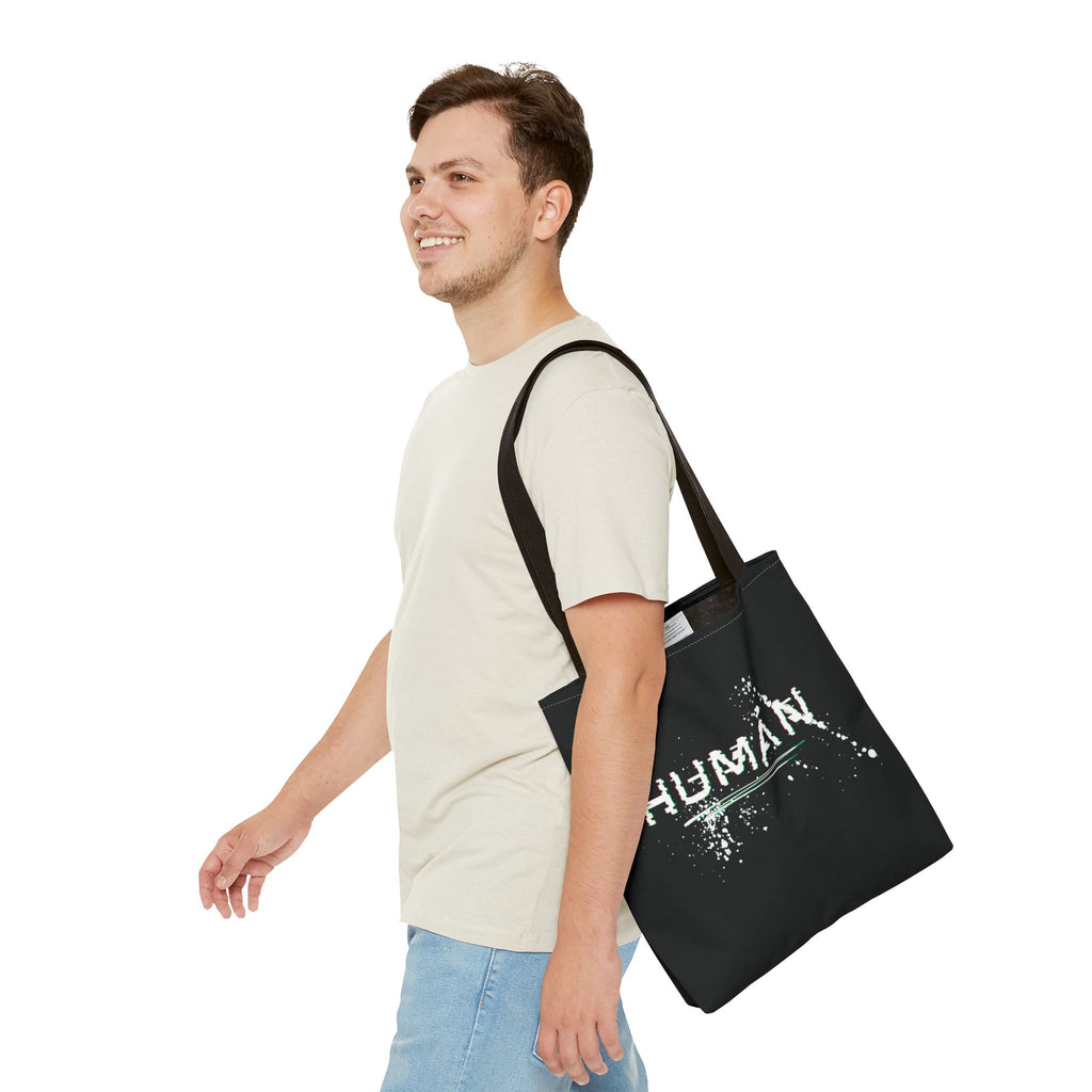 Human Tote Bag — Messy. Imperfect. Built to Last.