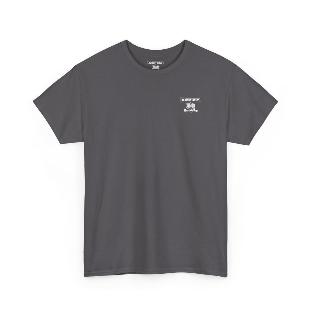 Simple Alright Bruv by PositiveHug logo tee