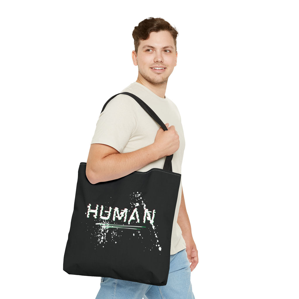 Human Tote Bag — Messy. Imperfect. Built to Last.
