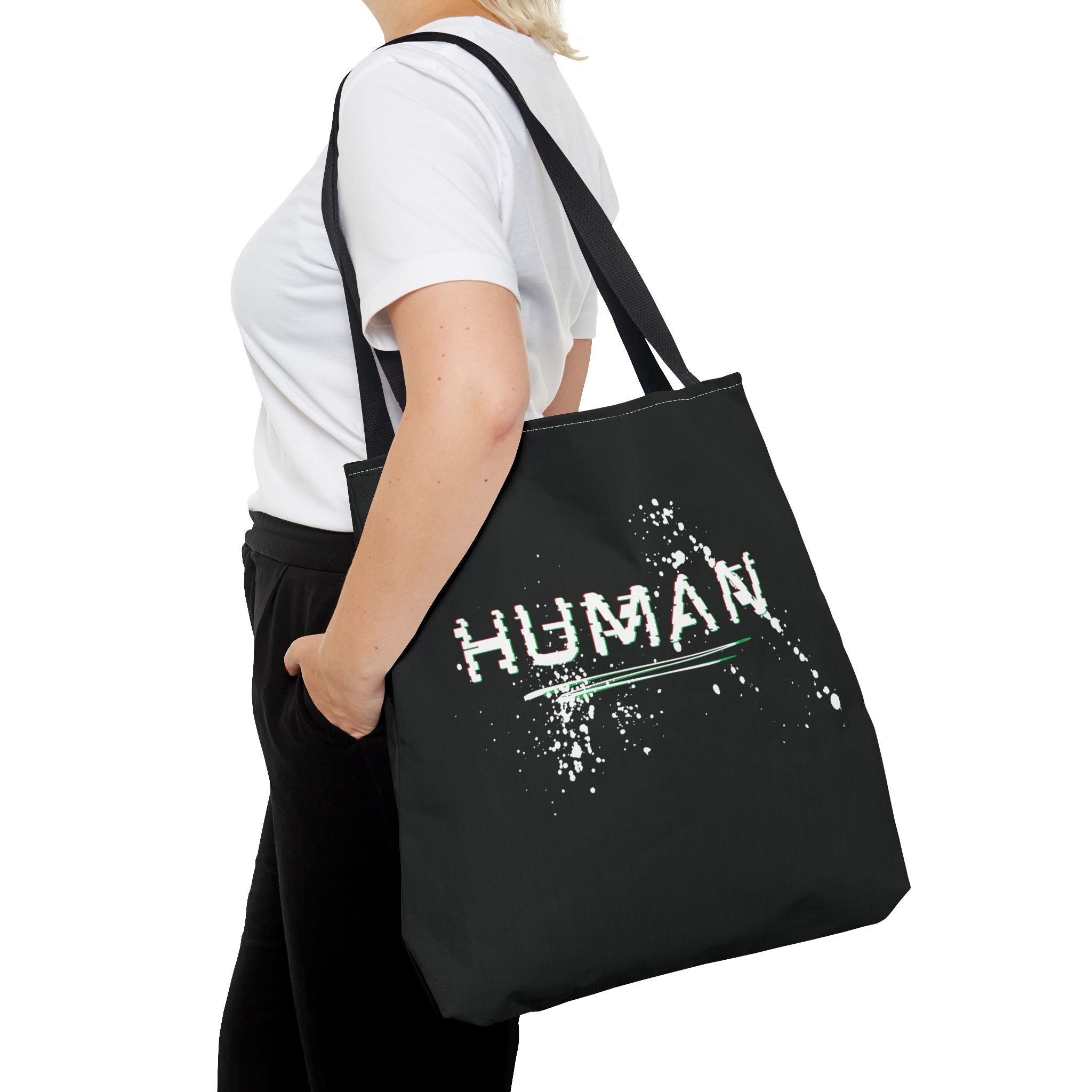 Human Tote Bag — Messy. Imperfect. Built to Last.
