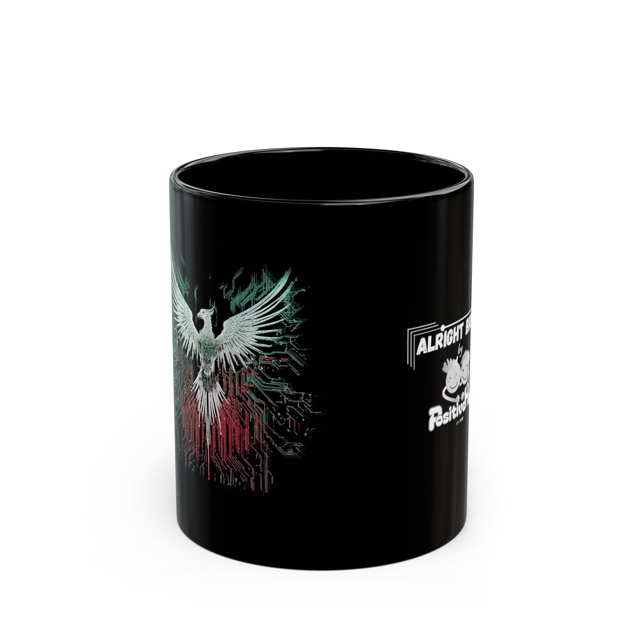 Phoenix Rising Coffee Mug — Never Stay Down