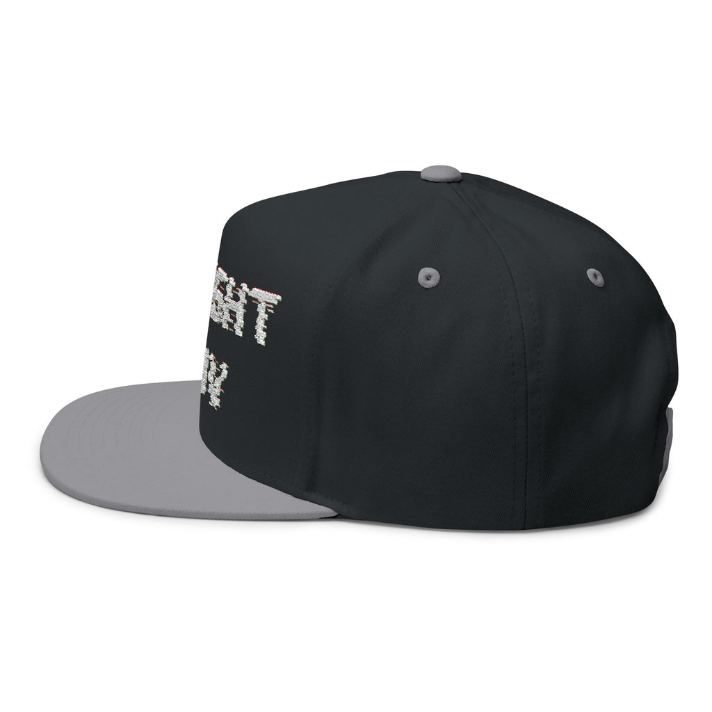 Flat Bill Cap — Embroidered "Alright Bruv"