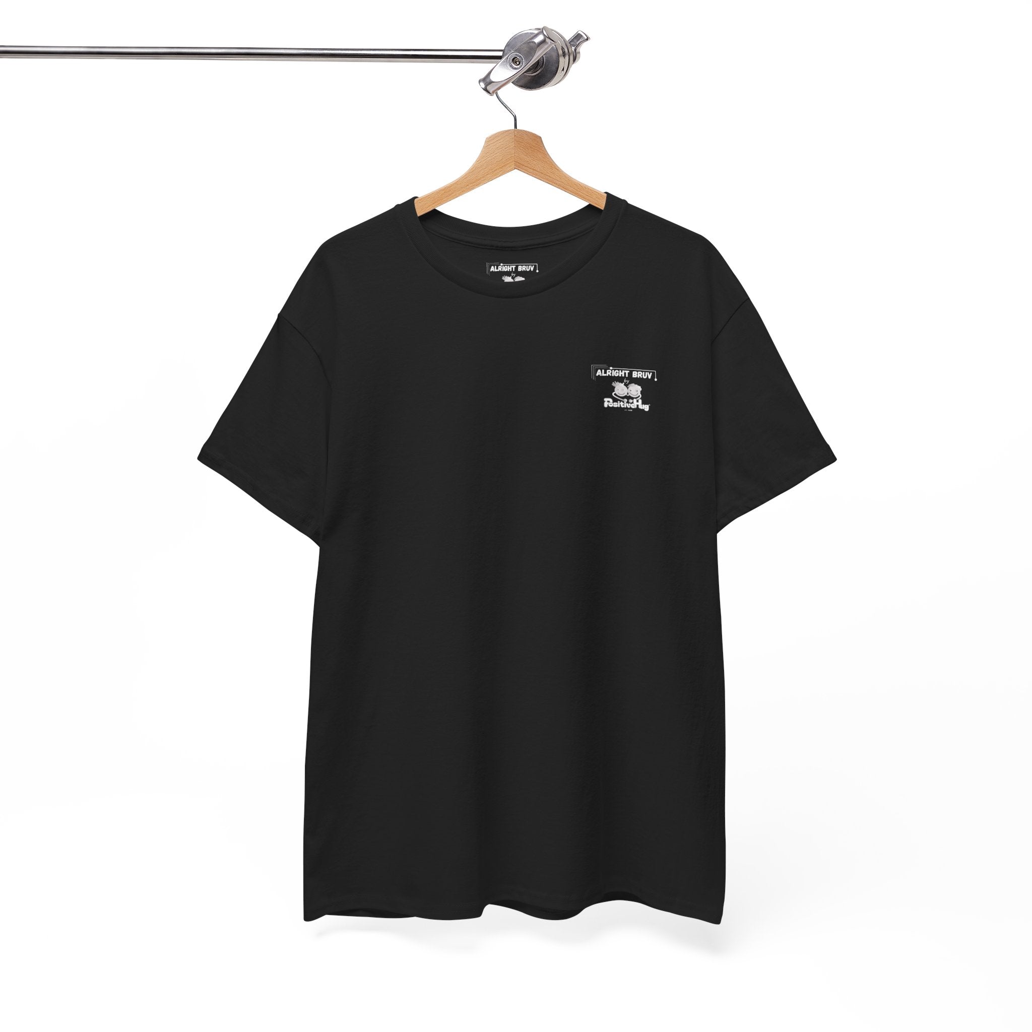 Simple Alright Bruv by PositiveHug logo tee