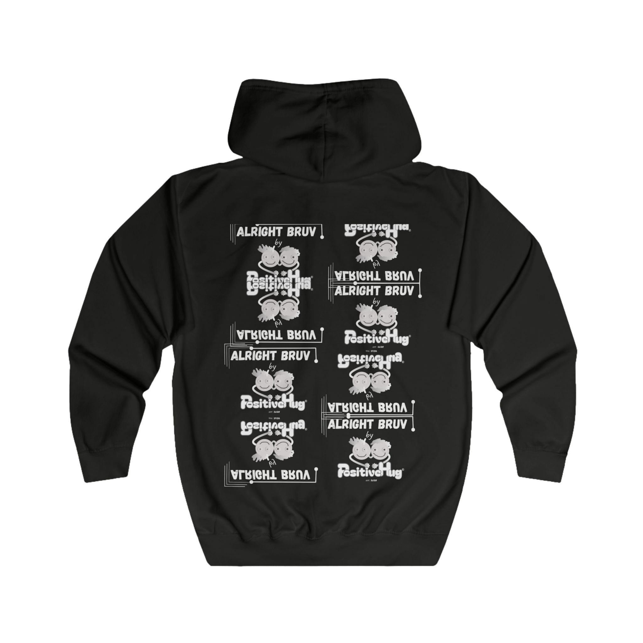 Limited 2026 Launch Zip Hoodie — Alright Bruv by PositiveHug