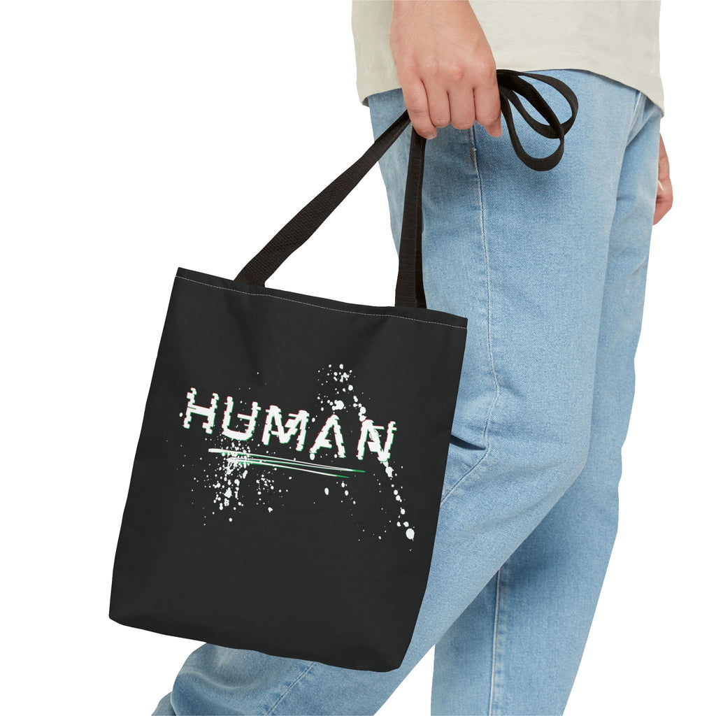 Human Tote Bag — Messy. Imperfect. Built to Last.