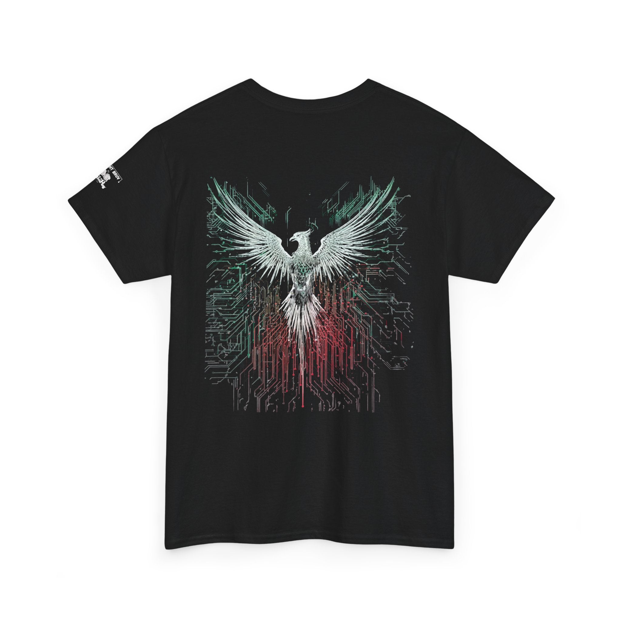 Rising Phoenix Back Print T-Shirt — Men's Graphic Tee