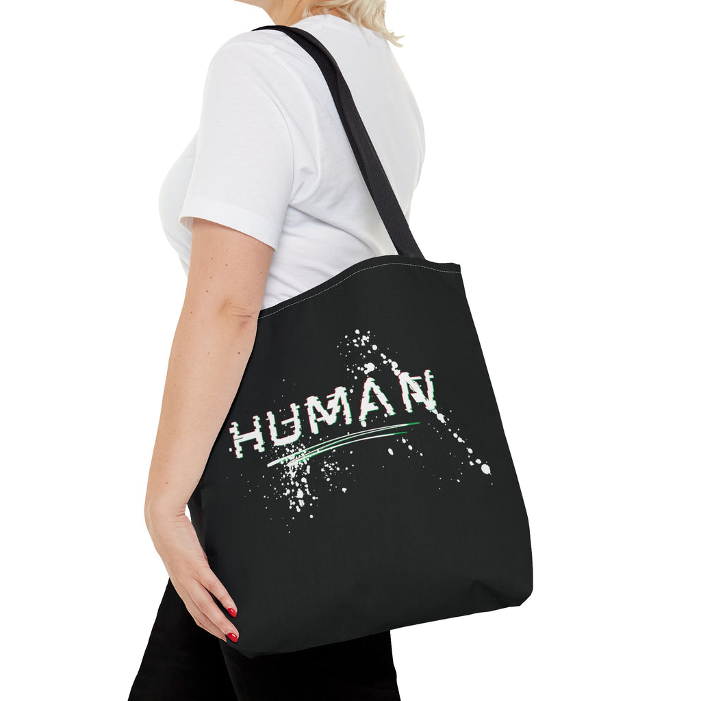 Human Tote Bag — Messy. Imperfect. Built to Last.