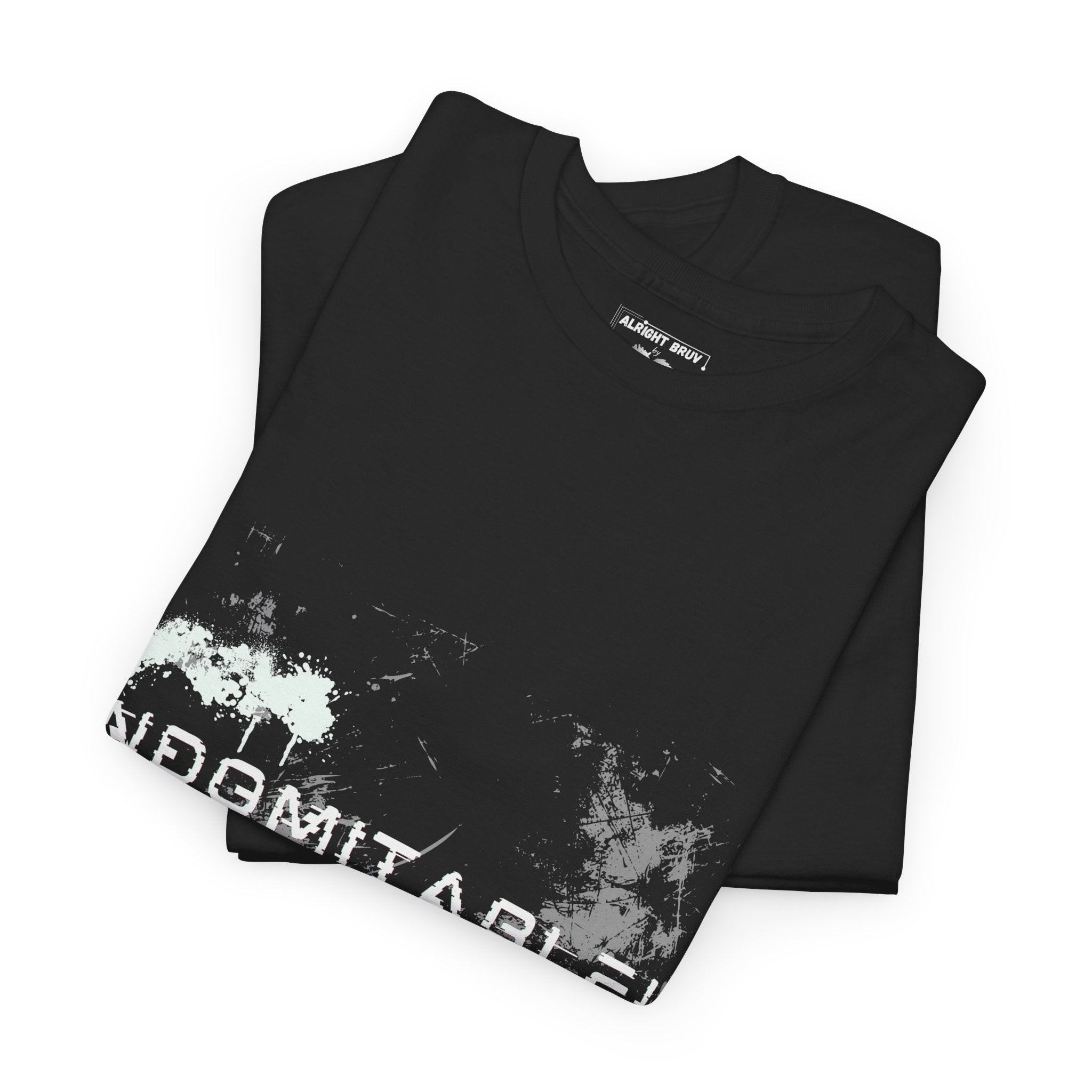 Indomitable Graphic Tee — Men's Motivational T-Shirt
