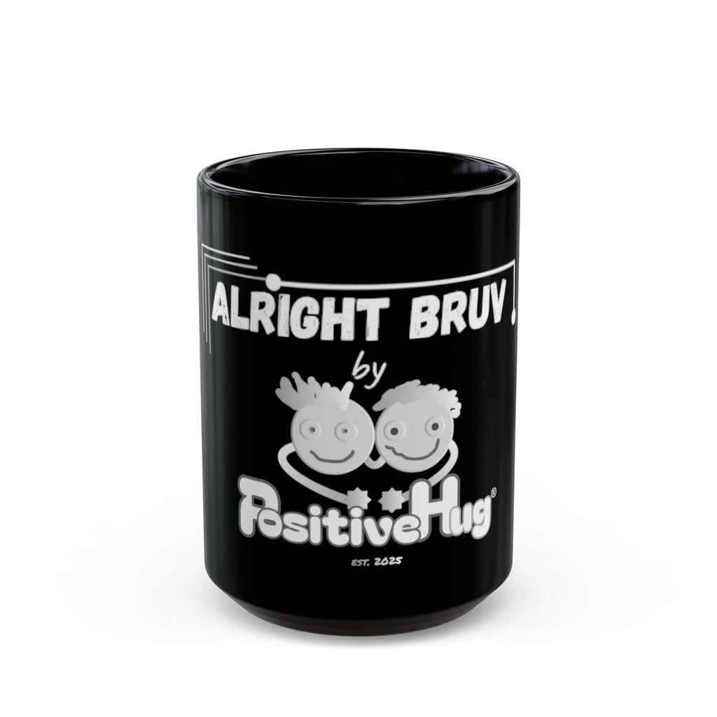Alright Bruv Black Logo Mug — Ceramic Coffee Mug (11oz & 15oz)