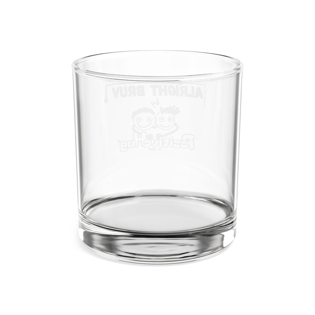 Engraved Whiskey Glass (10.5 oz) — 'Alright Bruv'