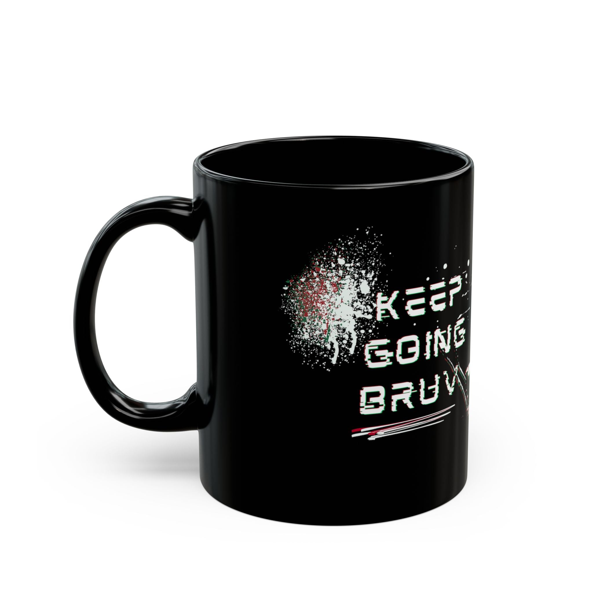 Keep Going Bruv Coffee Mug — Morning Motivation for Men