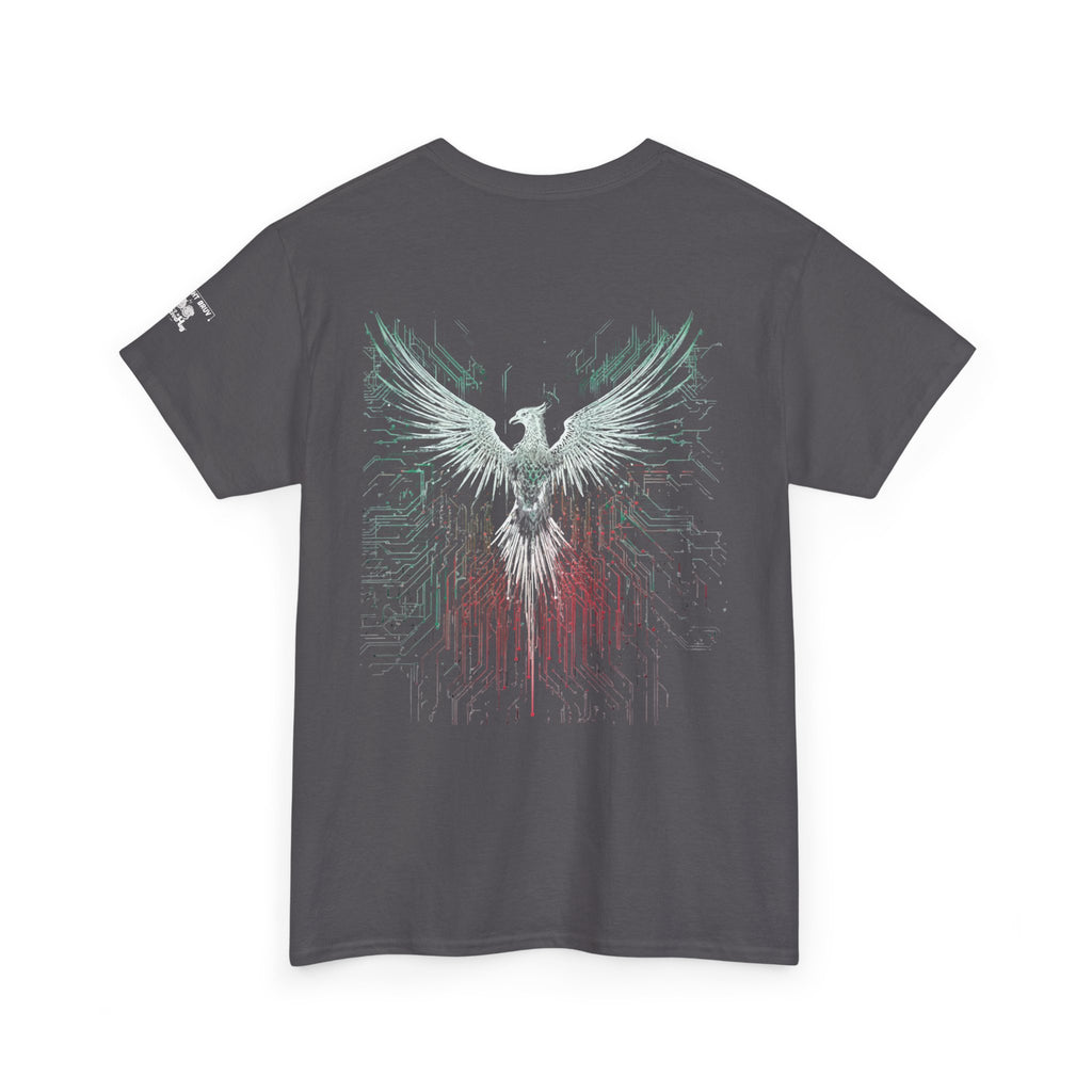 Rising Phoenix Back Print T-Shirt — Men's Graphic Tee