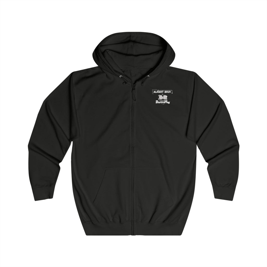 Limited 2026 Launch Zip Hoodie — Alright Bruv by PositiveHug