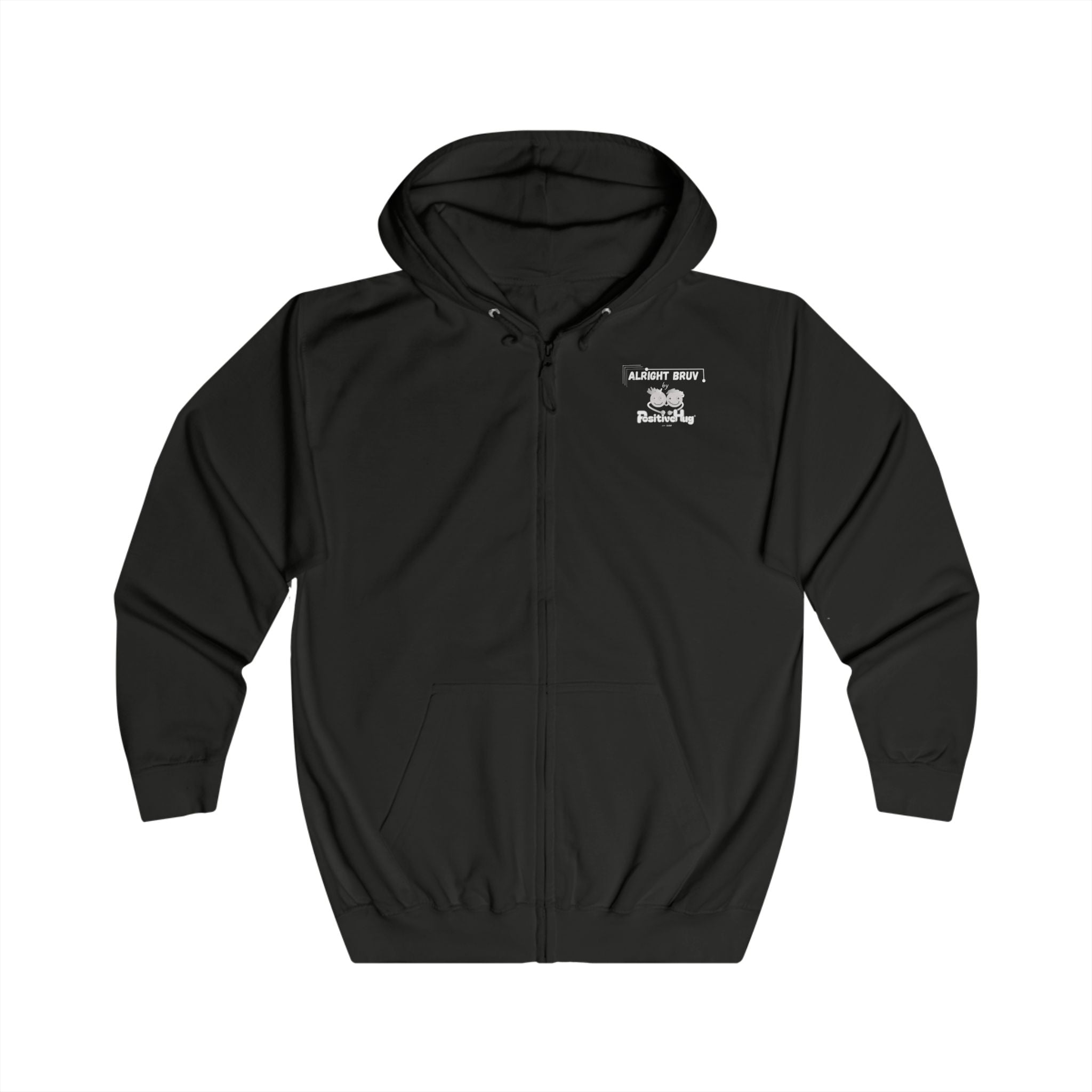 Limited 2026 Launch Zip Hoodie — Alright Bruv by PositiveHug