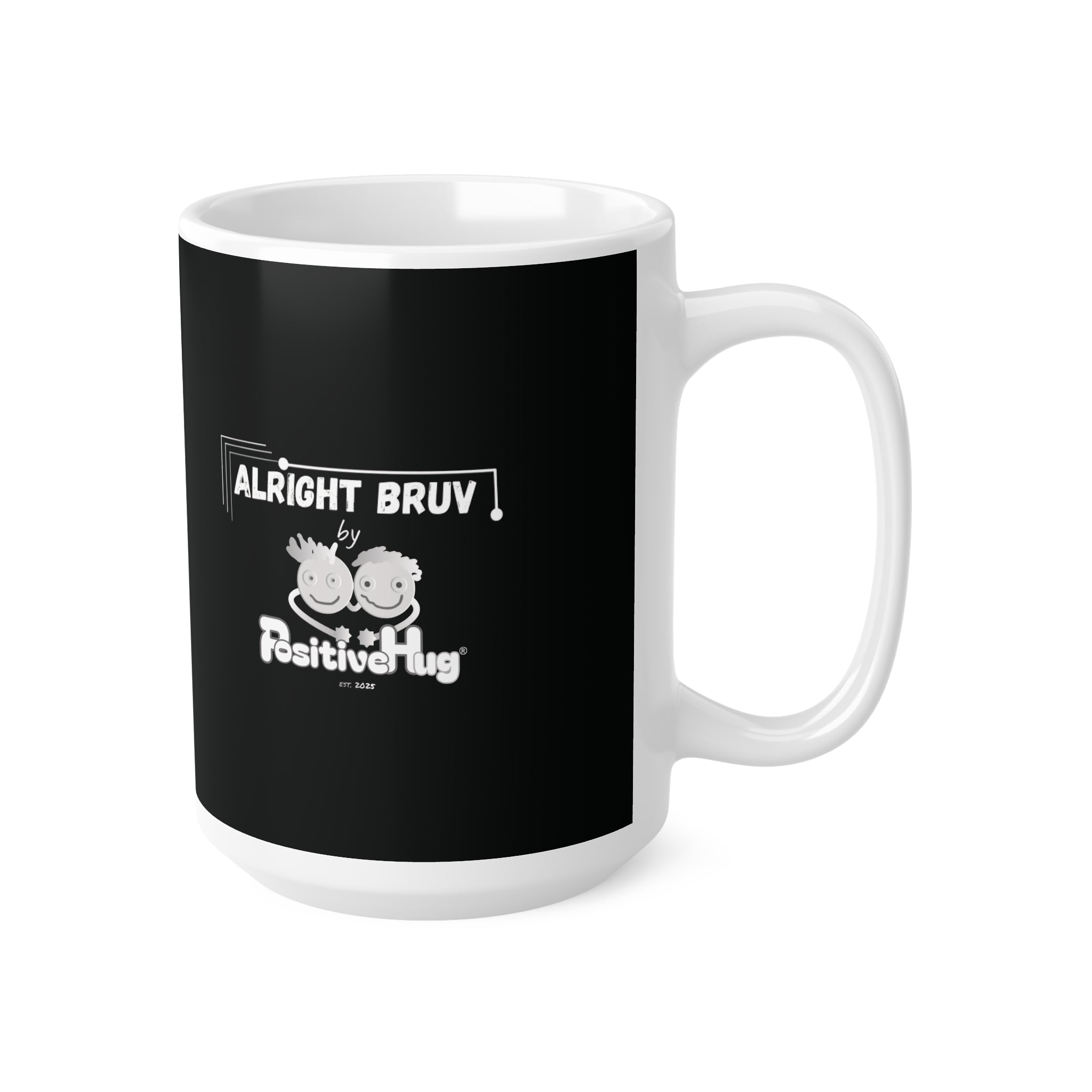 “Emotions Are Temporary. Suicide is Forever.  Stay With Us Bruv” Ceramic Mug (11oz, 15oz)