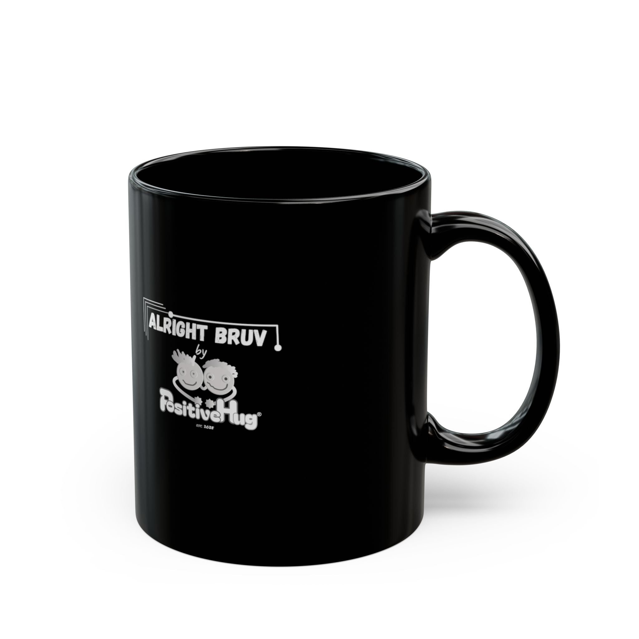 Bruv, It'll Be Okay. Take A Breath" Black Coffee Mug (11oz/15oz)